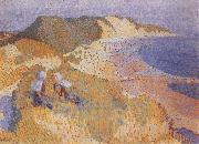 Jan Toorop The Dunes and the Sea at Zoutlande Sweden oil painting artist
